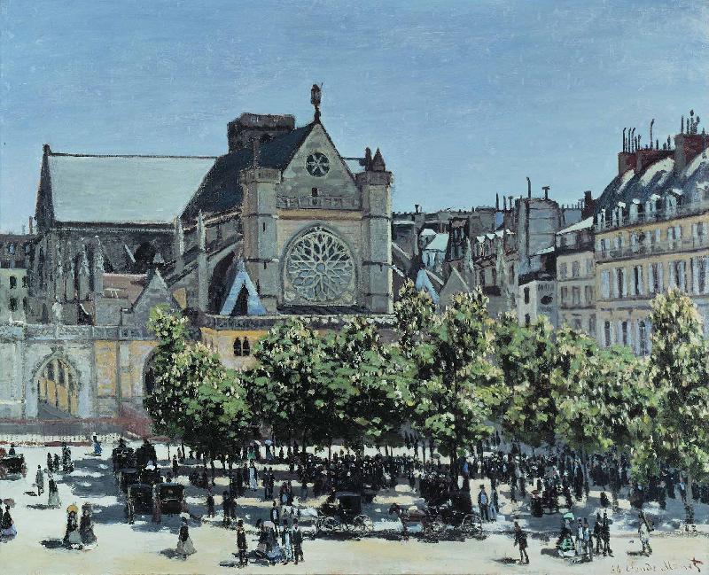 Claude Monet Germain lAuxerrois oil painting picture